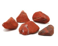 Jaspis rot gerundet