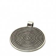 Anh�nger Spiralschnecke fein - patiniert, 925...