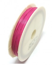 Flexibles Edelstahlseil, pink 0,38 mm - 100m