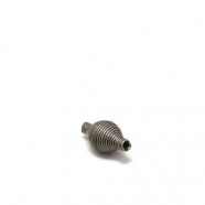 Freeform india/ traditional - patiniert, 925 Silber, 17x8mm