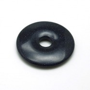 Goldfluss blau-lila - Donut, 35 mm