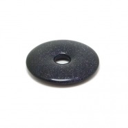 Goldfluss blau-lila -  Donut, 40 mm