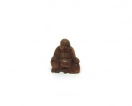 Happy Buddha aus Suarholz, 8x8cm