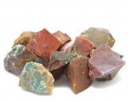 Jaspis bunt - Rohsteinchips, 500 Gramm, 25 - 65 mm