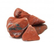 Jaspis rot - Rohsteinchips gerundet, 250 Gramm, 40 - 70 mm