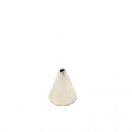 Kegel geschlossen, 925 Silber, 15x11mm