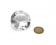 Kristall - Diamant aus Glas, 50 mm klar