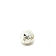 Kugel antik/ pentagondo - mattiniert, 925 Silber, 14mm