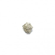 Kugel aus Silberfaden, 925 Silber, 10mm
