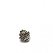 Kugel india/ traditional - patiniert, 925 Silber, 12mm