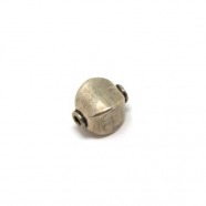 Kugel india/ traditional - patiniert, 925 Silber, 15x11mm