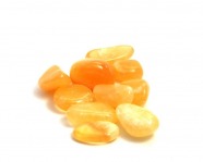 Orangencalcit - Trommelsteine, 100 Gramm, 20 - 45 mm