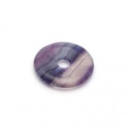 Regenbogenfluorit - Donut, 40 mm