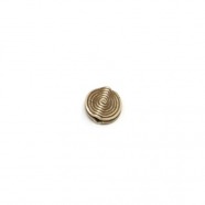 Scheibe african traditional, 925 Silber, 10x3mm