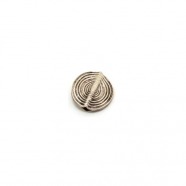 Scheibe african traditional, 925 Silber, 13x3mm