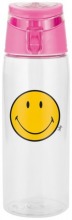 ZAK Smiley Trinkflasche clear/ fuchsia 75cl