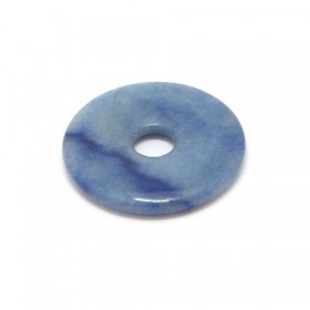 Blauquarz - Donut, 35 mm TL-Serie